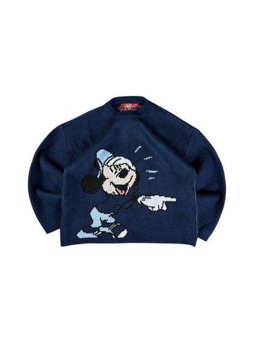 Pull rare bleu marine mickey - pull,