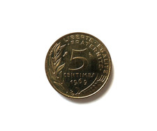 SPLENDIDE 5 CENTIMES MARIANNE  1969 !