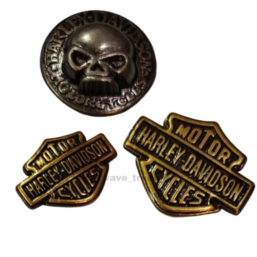Harley davidson conchos zinc - harley,