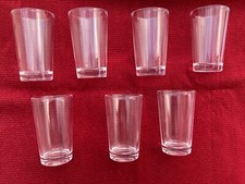 lot 7 verres pour verrines sucrées, salées ou sauces, dips, BBQ TBE