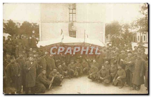 Groupe soldats devant - groupe, —