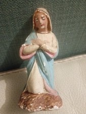 Ancien Santon Devineau creche de Noël Marie -  Hauteur  9 cm