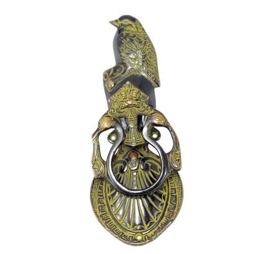 Heurtoir oiseau laiton - oiseau,