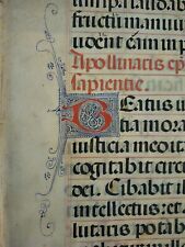 15e siècle, parchemin