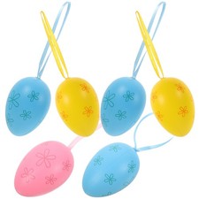 6pcs décorations d'oeufs de