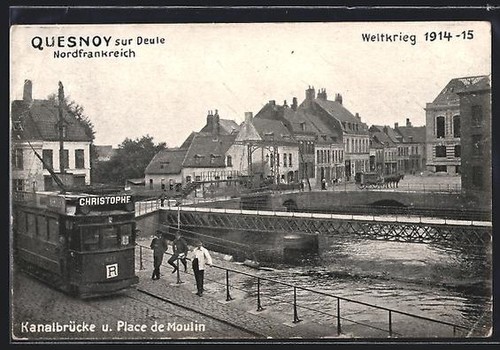 Carte postale quesnoy sur - carte,