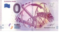 BILLET EURO SOUVENIR 0 EURO - EUROPA PARK  2019-1