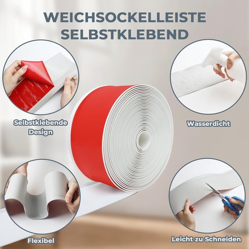 Plinthe souple autocollante - souple,