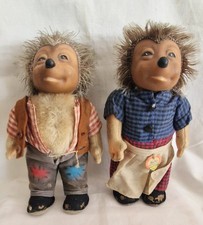 Très Beau Couple De Hérisson Steiff Mecki et Micki  Années 50