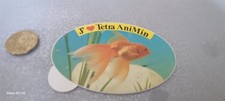 Autocollant Poisson rouge j
