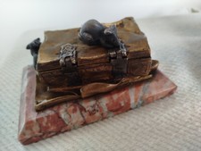 Boite bronze souris 19ème