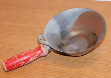 vintage ancien pelle ronde a cendre avec ergot pour le seau CHEMINEE poele