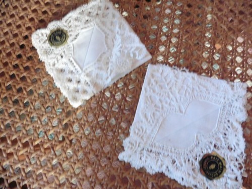 Linge ancien pochettes - linge,