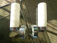 Appliques verre opalescent vintage IP44