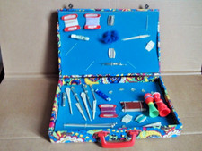 Ancien jouet vintage boite couture valise carton incomplète collection