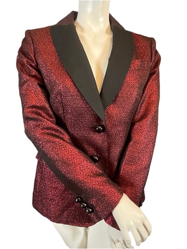 Veste rouge lurex - rouge, paillettes