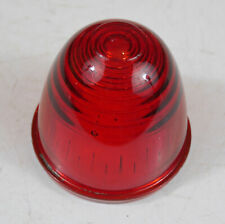 cabochon rond en verre rouge voiture ancienne tracteur.