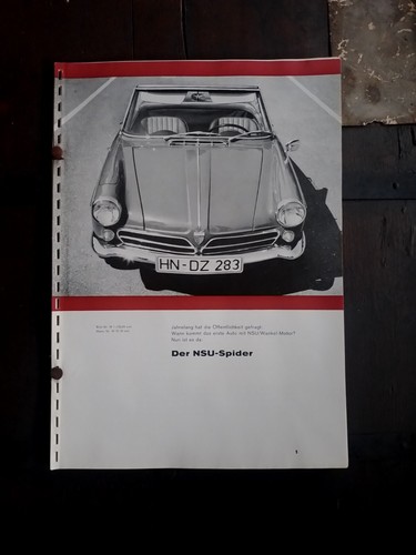 Der nsu spider wankel - der,
