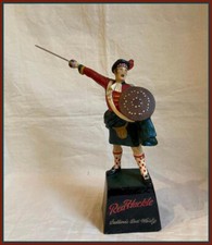 très rare statue figure whisky RED HACKLE circa 1950/60 barback