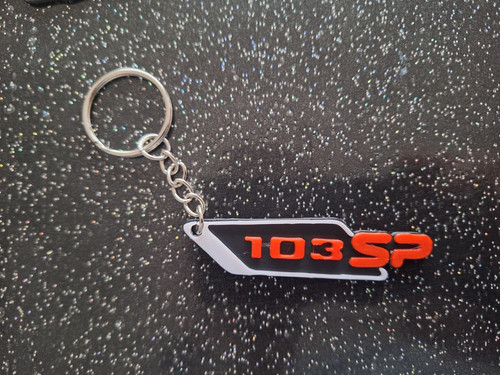 Porte clé 103 - peugeot, noir