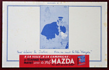 BUVARD - PILE MAZDA JUGE JUSTICE ARAIGNÉE SOURIS LIVRES N°1  ILLUSTRATEUR DUBOUT