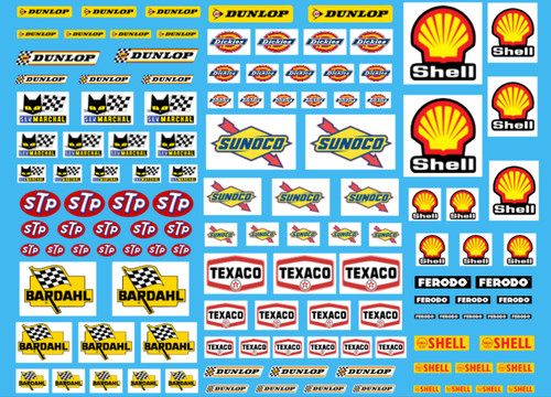 Decals sponsors gas - 10,