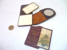 LOT DE 4 ANCIENS MIROIRS DE POCHE