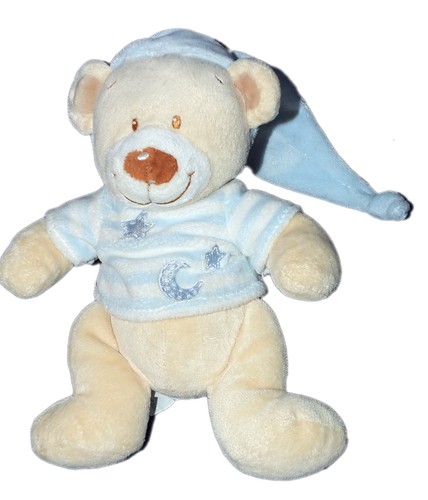 Doudou peluche ours beige pull - doudou,