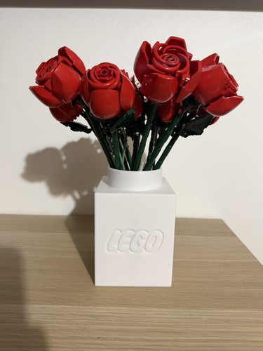 Vase écriture lego