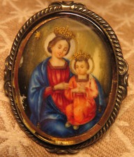 BROCHE de DEVOTION argent
