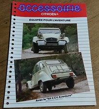 Feuillet publicitaire Accessoire  Kit aventure Citroen 2CV 1970 brochure