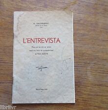 Théatre occitan  L'ENTREVISTA