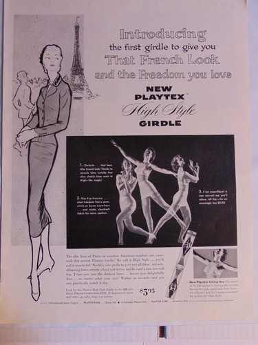 1955 playtex high style girdle - playtex,