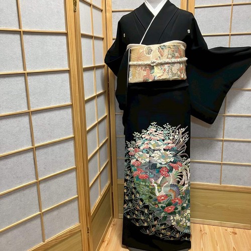 8111 kimono japonais tomesode - kimono,