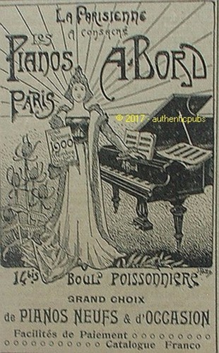 Publicite piano bord la - publicite, a