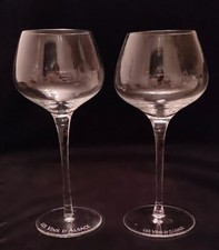 Deux magnifiques verres dégustation Grand Cru d'Alsace