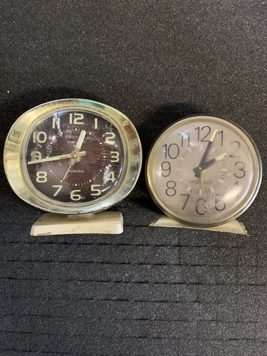 Pair vintage westclox - of,
