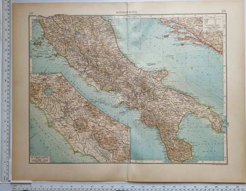 Carte antique 1922 - de,