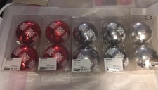 Lot de 10 grosses boules de noel