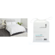 Home & Living Couverture de couettes 100% bambou HL001 - Couverture blanche