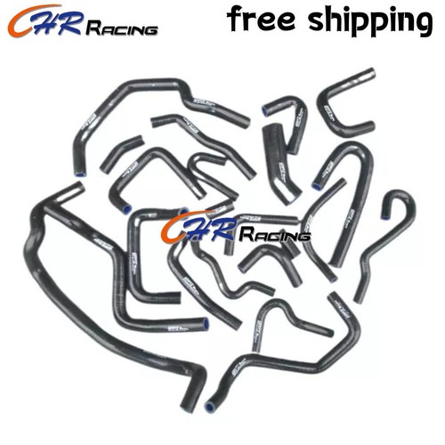 Black silicone radiator hose - black,