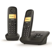 Gigaset AL170A DUO téléphone sans fil duo dect noir avec répondeur - Neuf