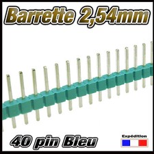 930V# barrette vert (turquoise) mâle 40 pin 2,54mm sécable 2 à 25 pcs - arduino