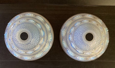 2 Coupelles abats-jour verre