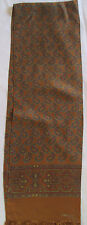 -Authentique  Foulard  Écharpe  LANCOME  100% soie  TBEG  vintage Scarf 24 x 160