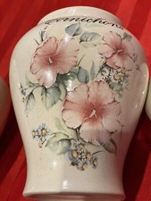 VINTAGE FRENCH OLIVES &CORNICHONS JARS FRENCH CERAMICS DECORATIVE JARS WITH LID