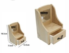 Mini commode bois naturel - commode,