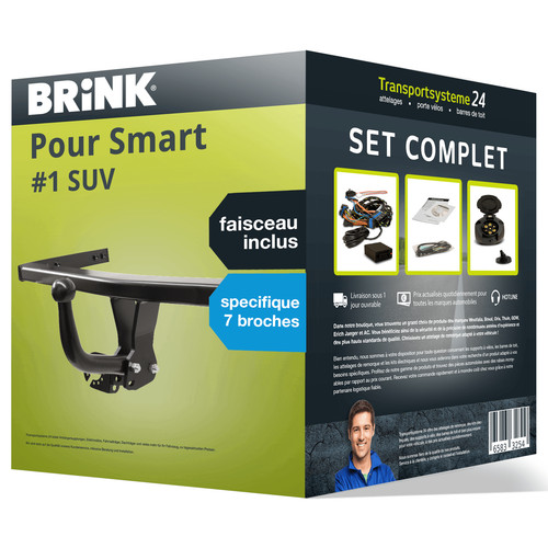 Attelage pour smart suv - pour, 22-