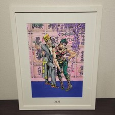 JoJo's Bizarre Adventure 2012 JOJO Exhibition Jonathan & Zeppelli Framed Art