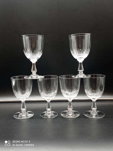 Verres eau cristal de - 6,